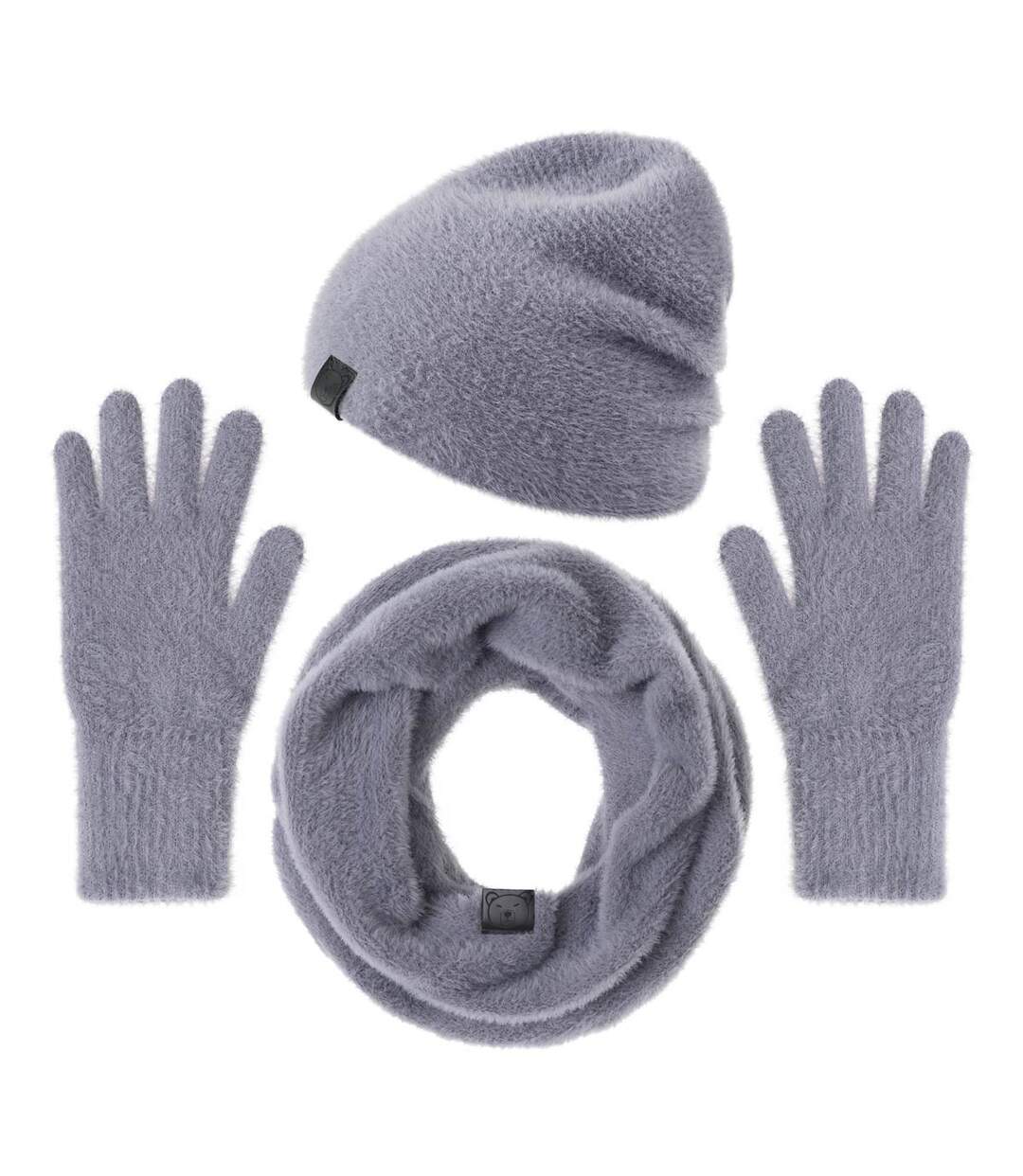 Ensemble Snood gants bonnet Etama  - Fabriqué en UE