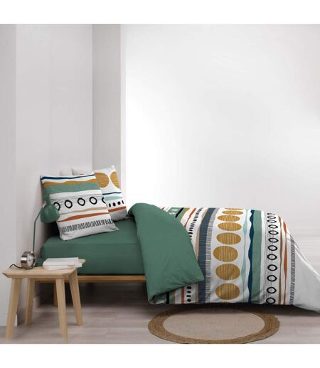Parure de Lit 3 Pièces Asiana 200x200cm Vert