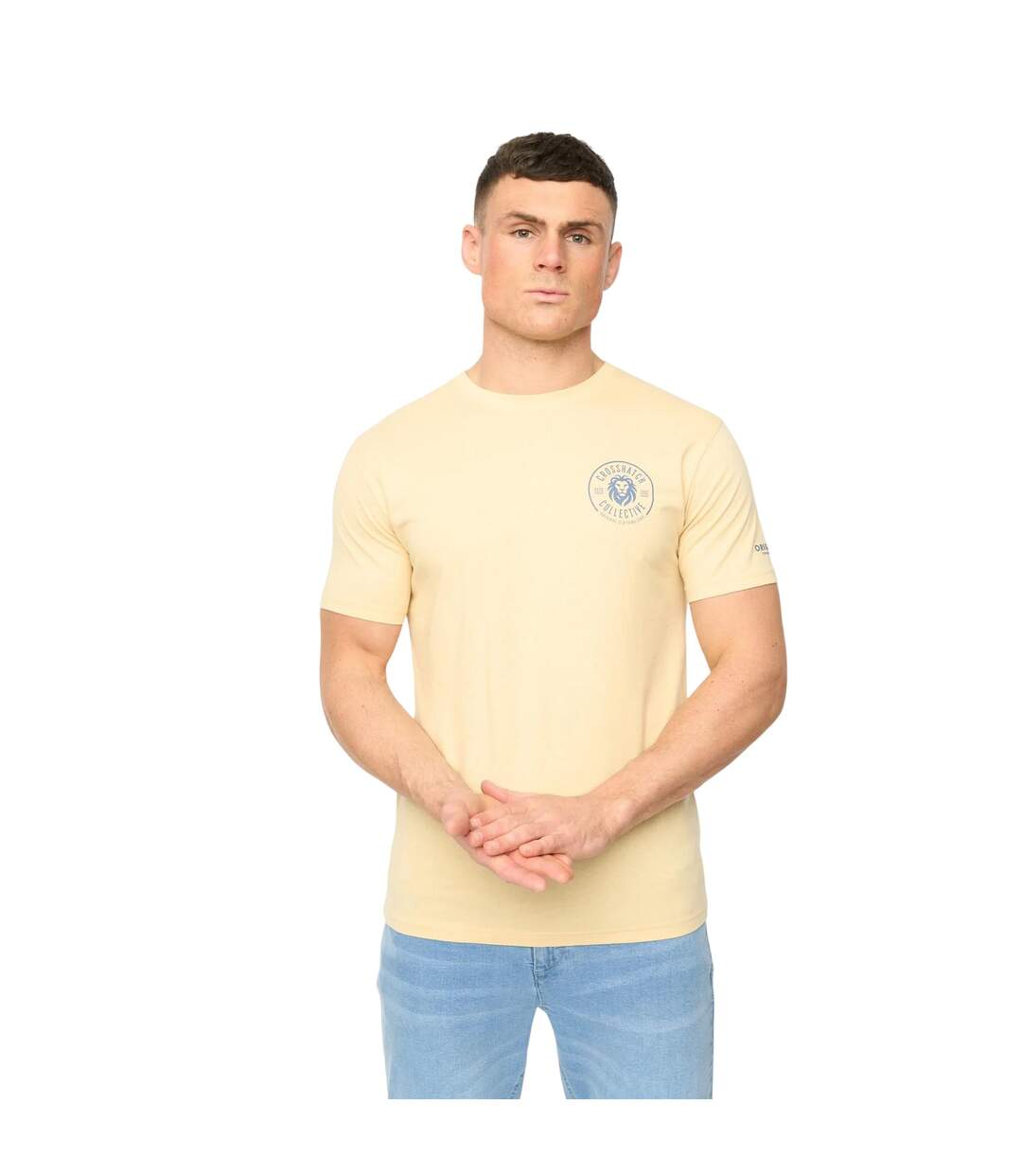 Pack Of 5  Mens Tryplex Cotton T-shirt  Multicoloured Crosshatch-1