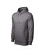 Sweat À Capuche Cape Free Homme Gris Foncé Malfini-3