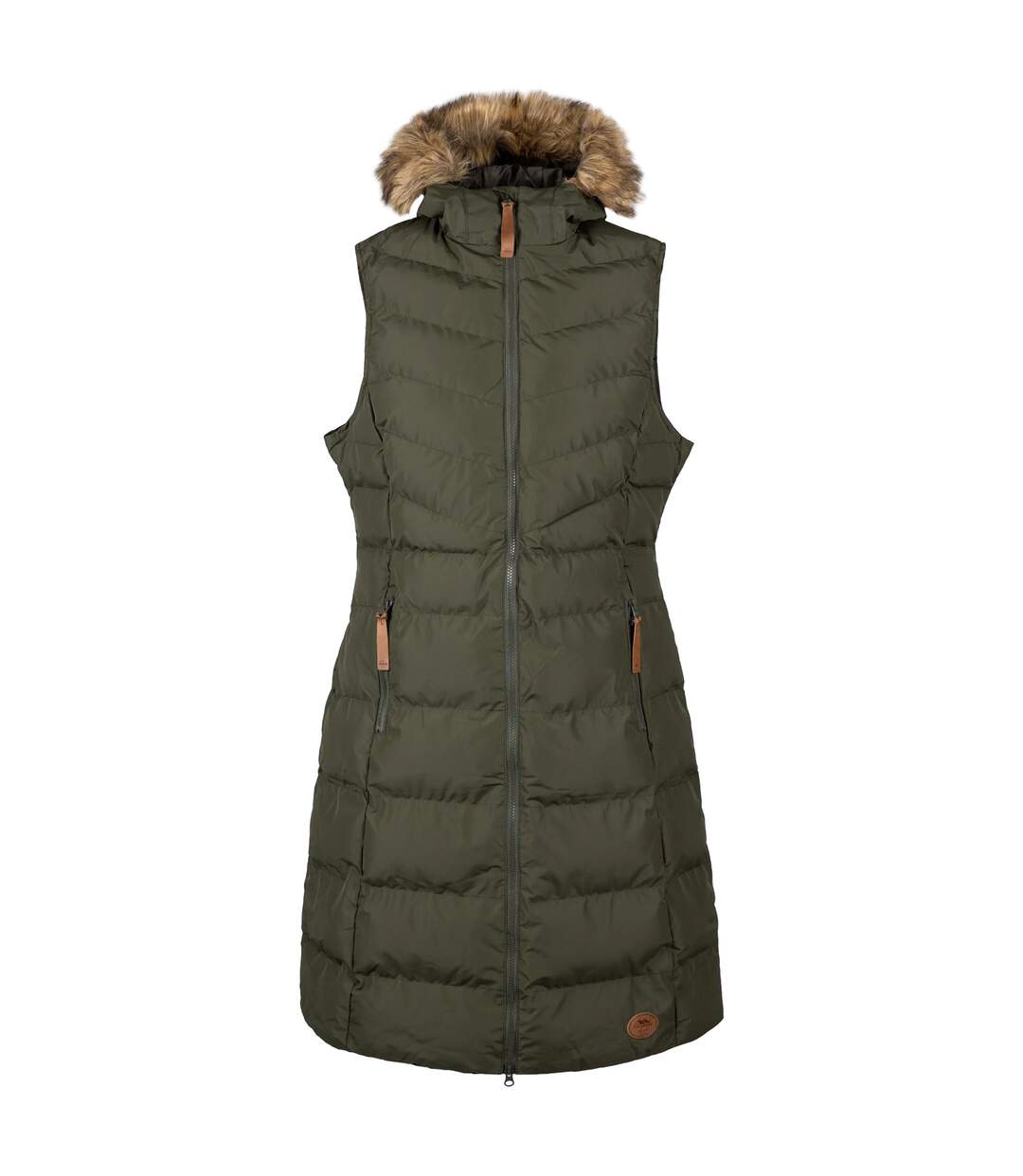 Veste Sans Manches Audrey Femme Vert Kaki Trespass-2