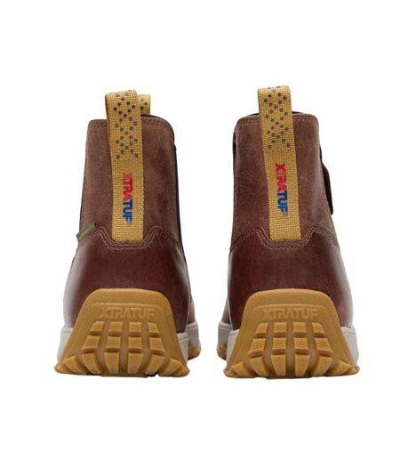 Bottes De Pont En Cuir Pleine Fleur Pour Hommes Marron Xtratuf