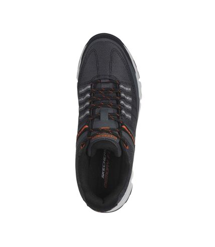 Mens summit outdoor trainers charcoal/grey/orange Skechers