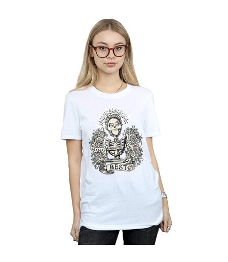 Disney - T-shirt COCO MAMA KNOWS BEST - Femme (Blanc) - UTBI16542