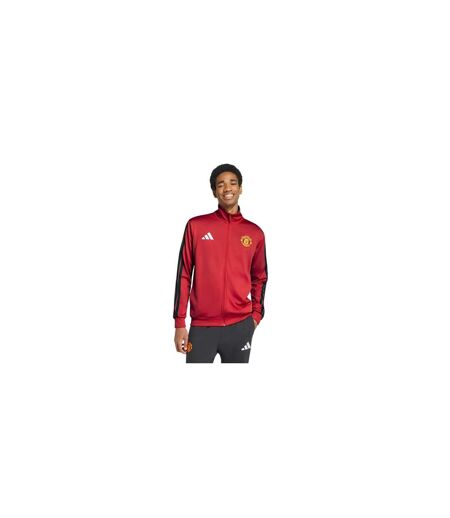 Haut De Survêtement Motif/style Manchester United Fc Dna Homme Rouge Adidas