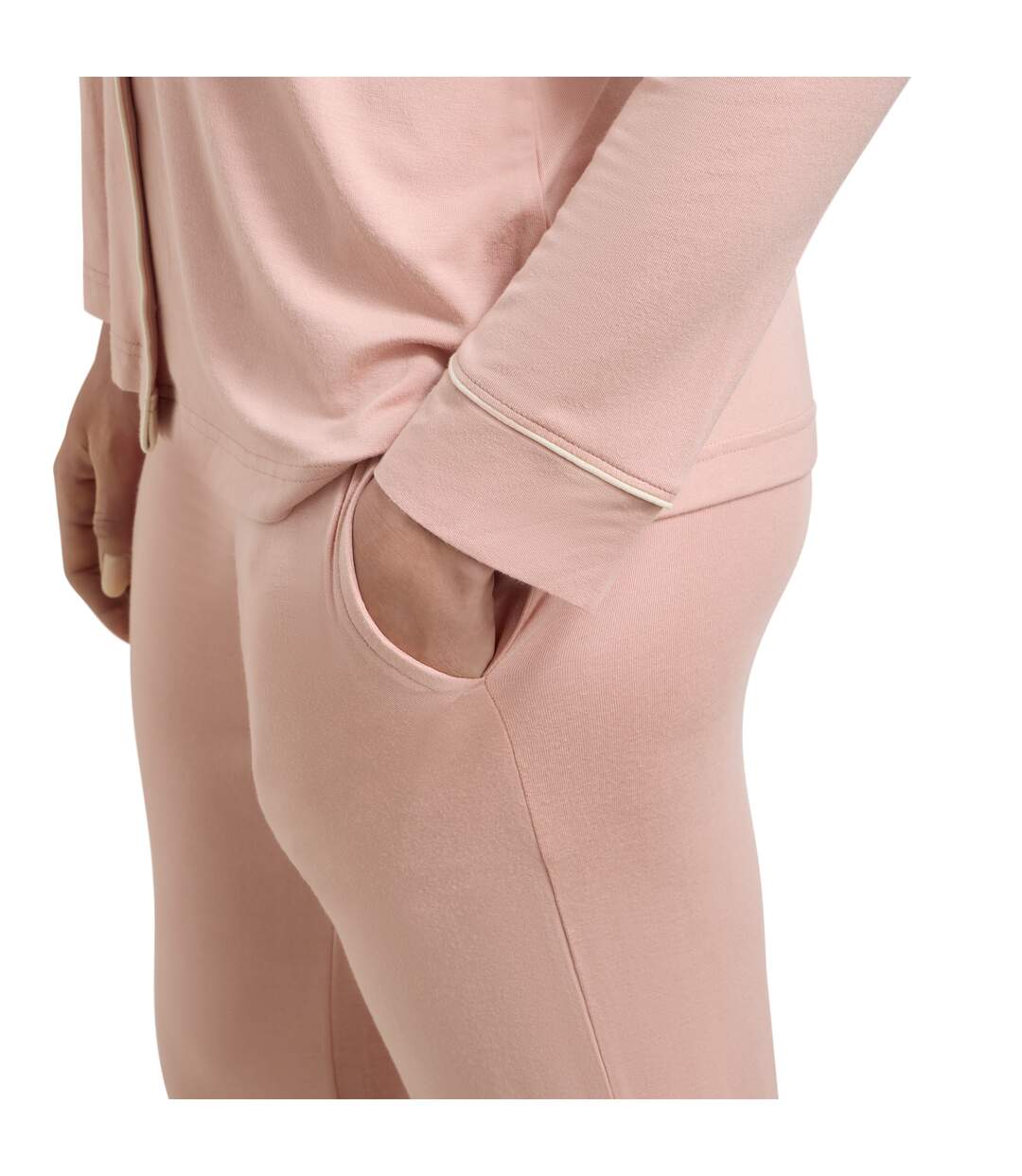 Pantalon de pyjama droit Soft Blush-3