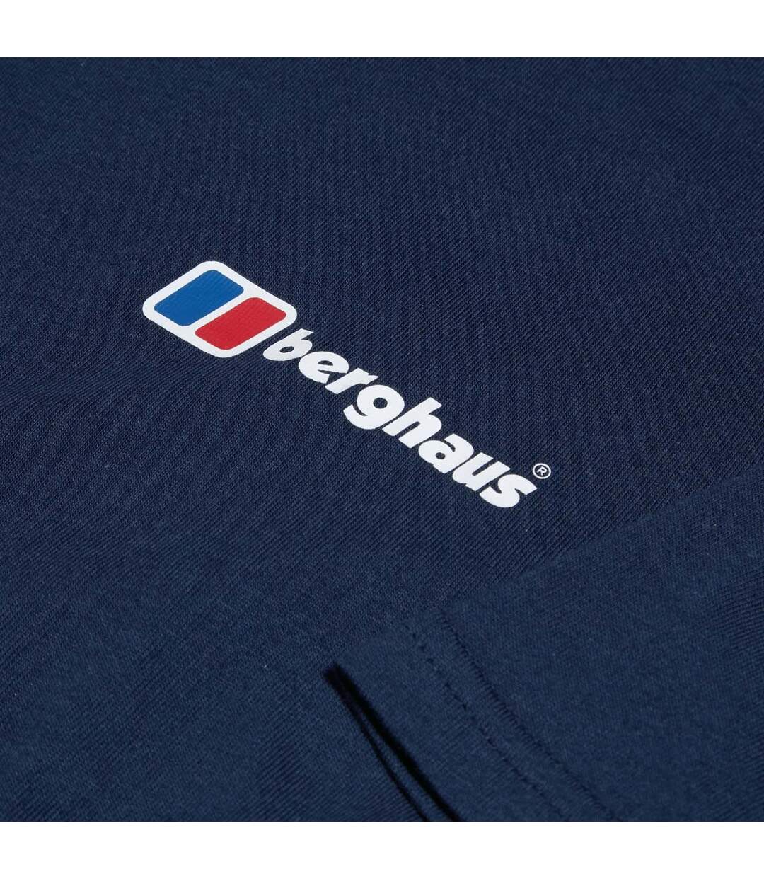 T-shirt Style Logo Homme Bleu Foncé Berghaus-3