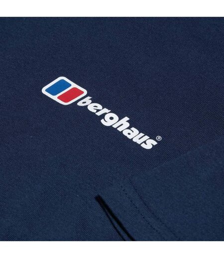 T-shirt Style Logo Homme Bleu Foncé Berghaus