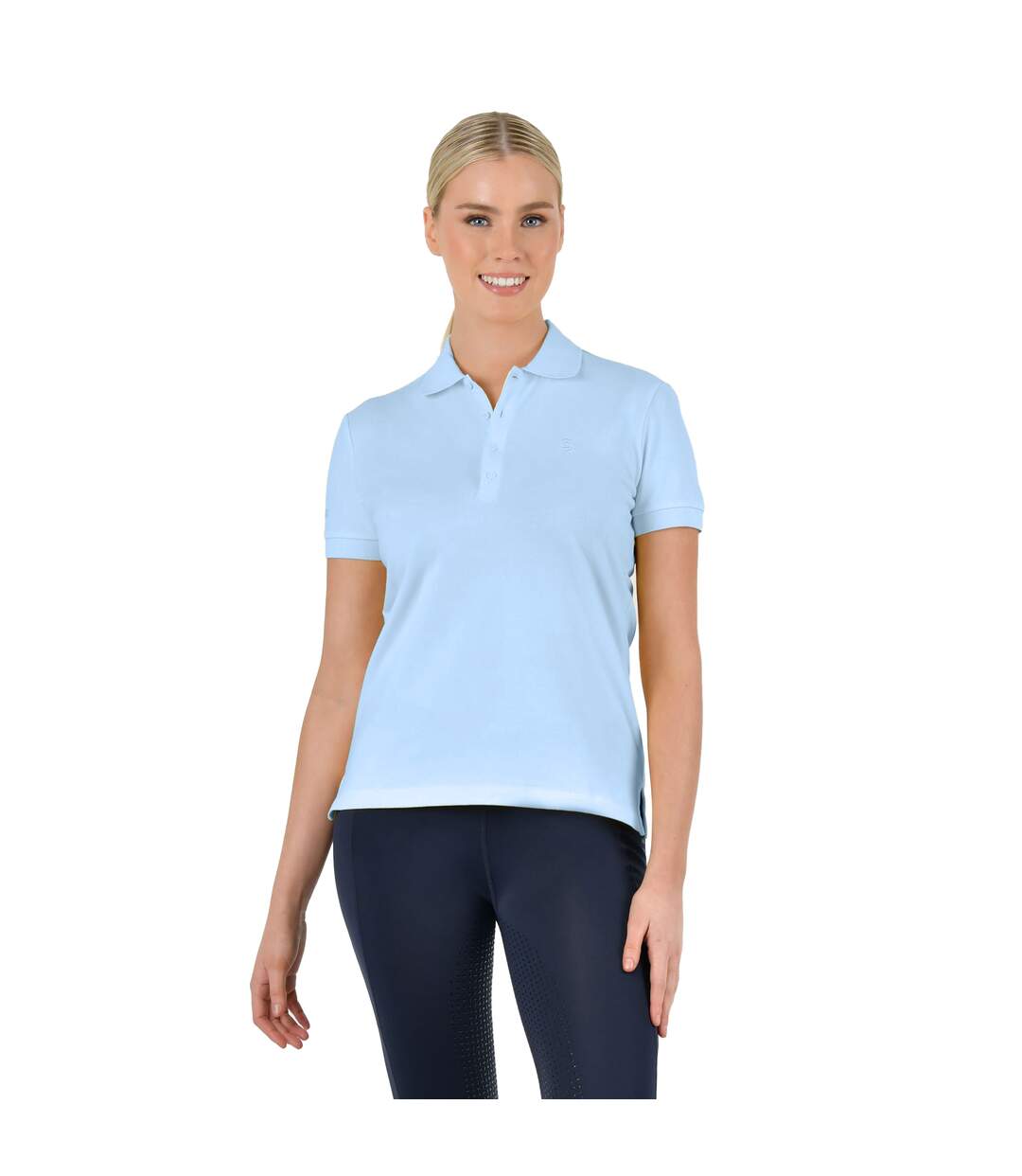 Polo lily femme bleu pâle Dublin-3