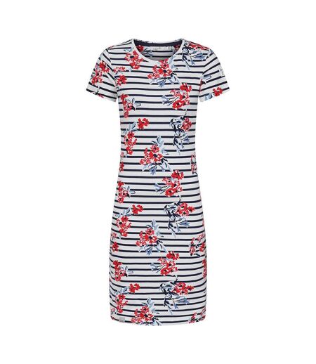 Robe T-shirt Motif/style Prairie Femme Rouge Lazy Jacks