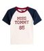 T-shirt Manches Raglan Motif/style Lettrage Femme Blanc Cassé Tommy Jeans-2