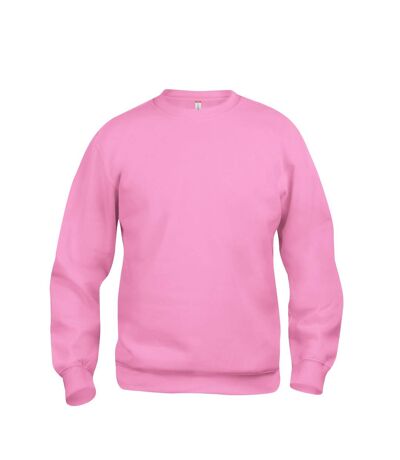 Sweat Basic Adulte Rose Vif Clique