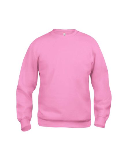 Sweat Basic Adulte Rose Vif Clique