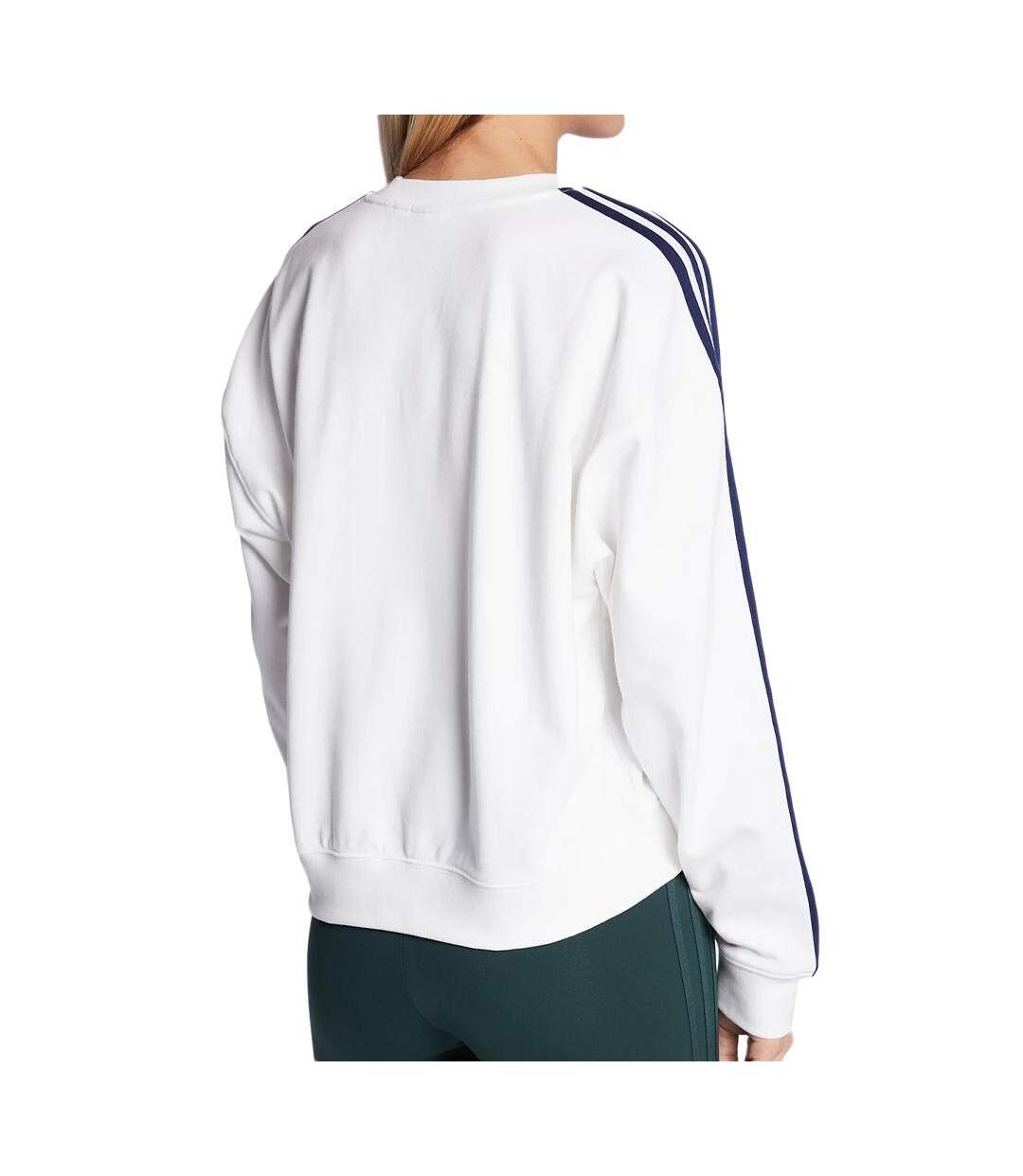 Sweat Blanc Femme Adidas Graphic HL6558 - 34-2