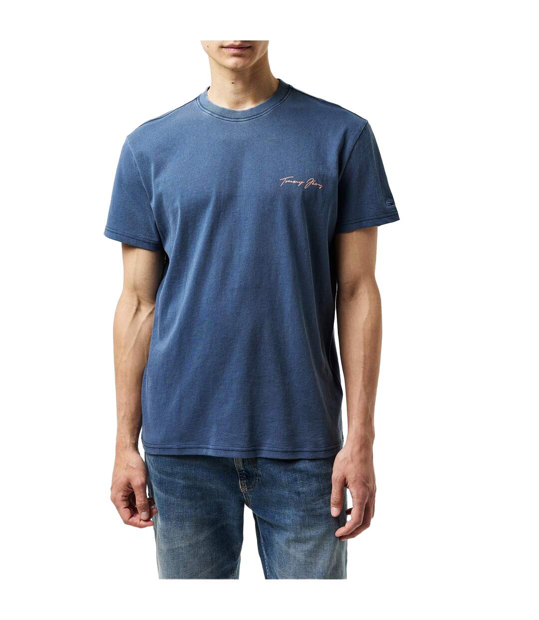 T-shirt Motif/style Scène De Voile Homme Bleu Marine Foncé Tommy Jeans-4
