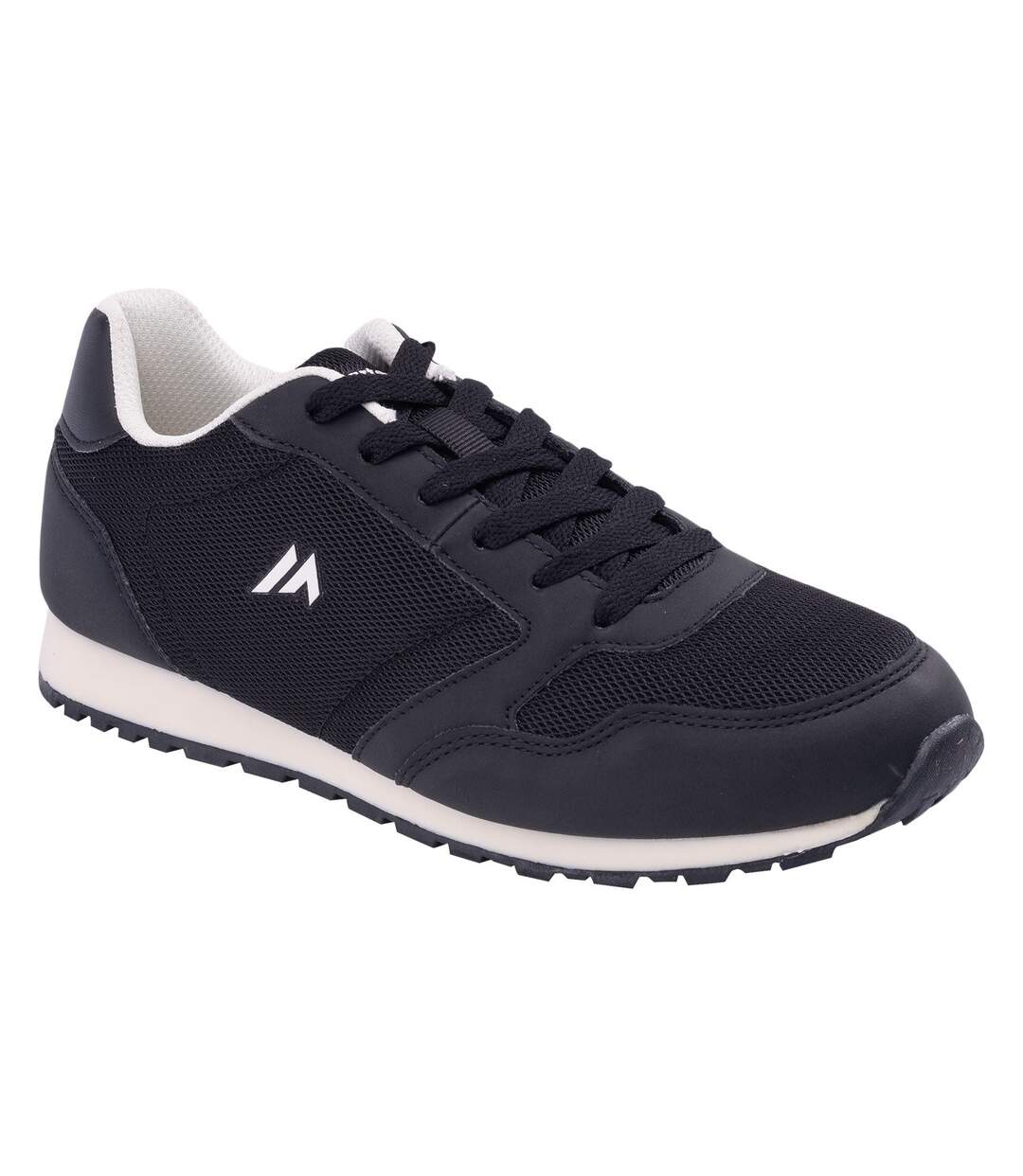 Baskets Arne Femme Noir Crème Martes-1