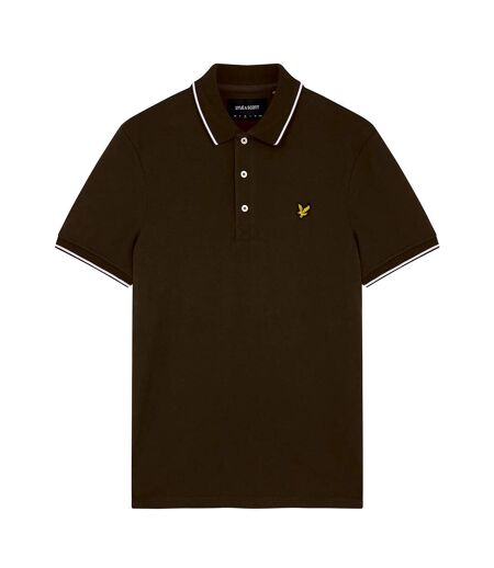 Polo homme vert sombre / blanc Lyle & Scott Lyle & Scott