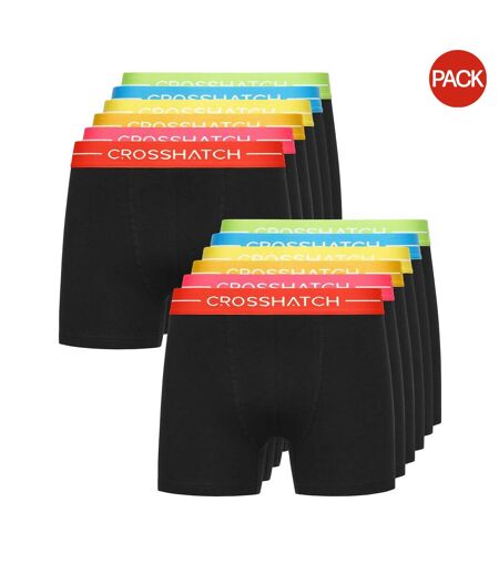 Boxers Astral Homme Noir Crosshatch
