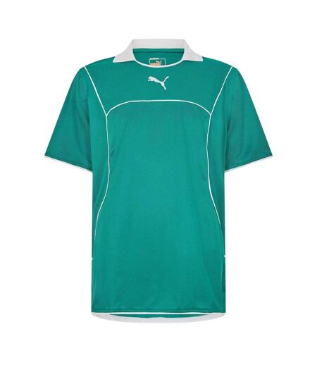 Haut De Rugby Motif/style Uni Homme Vert Puma