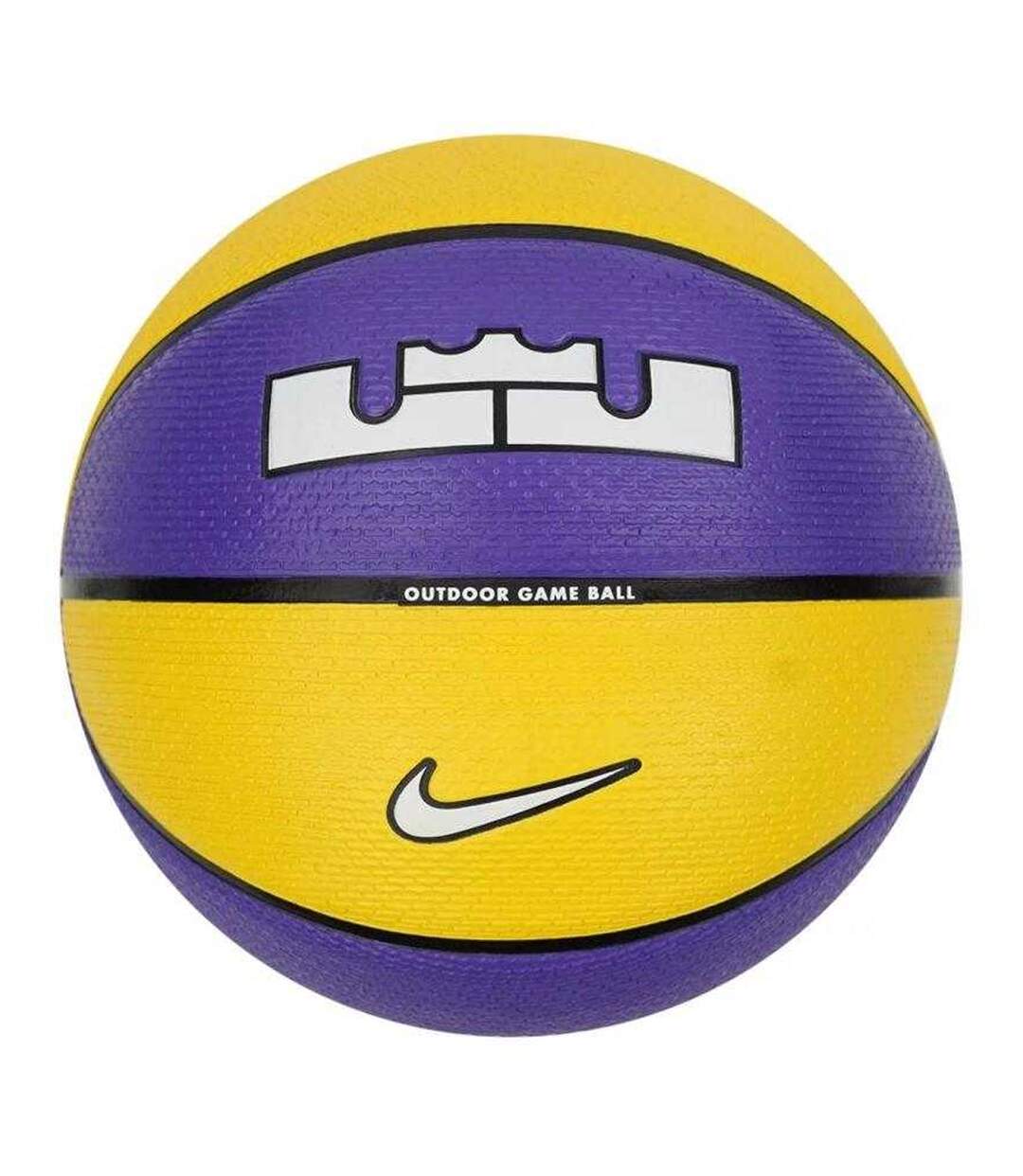 Ballon De Basket Motif/style 8 Panneaux Lebron James Playground 2.0 Taille 7 Jaune Nike-1