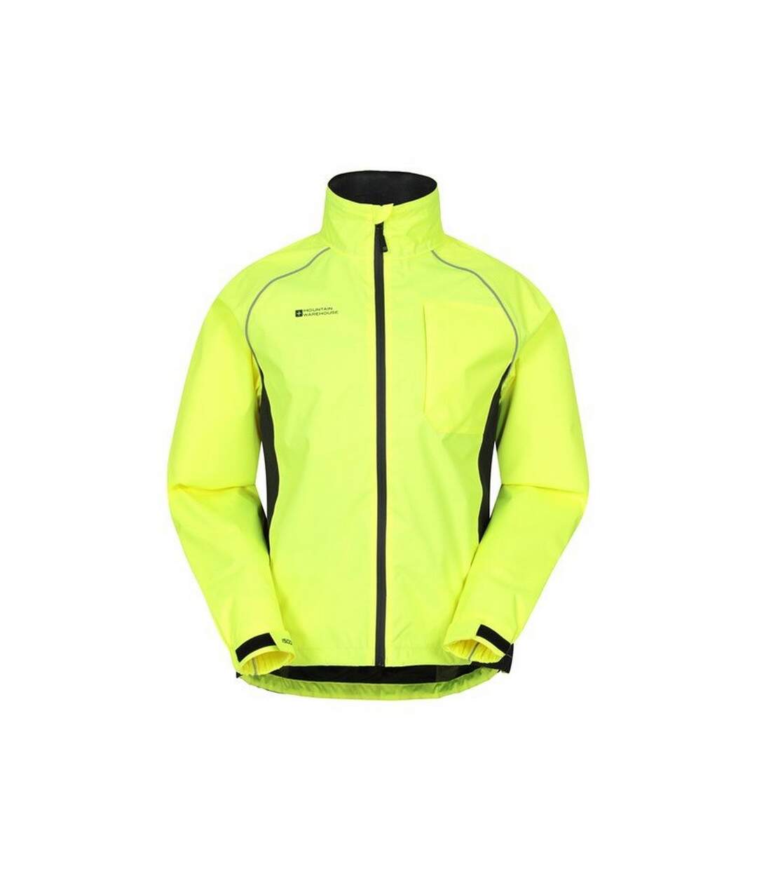 Mens Adrenaline Iso-viz Waterproof Jacket Yellow Mountain Warehouse-2