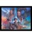 Star Wars - Poster encadré EPISODE ART (Multicolore) (40 cm x 30 cm) - UTPM8731