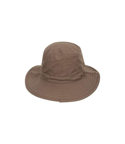 Mountain Warehouse Mens Irwin Water Resistant Travel Hat (Brown) - UTMW584