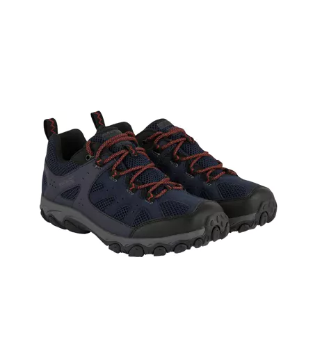 Chaussures De Marche Edgepoint Homme Bleu Marine Terre Cuite Regatta