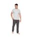 Mens radovan pyjama set grey marl Duck and Cover-1