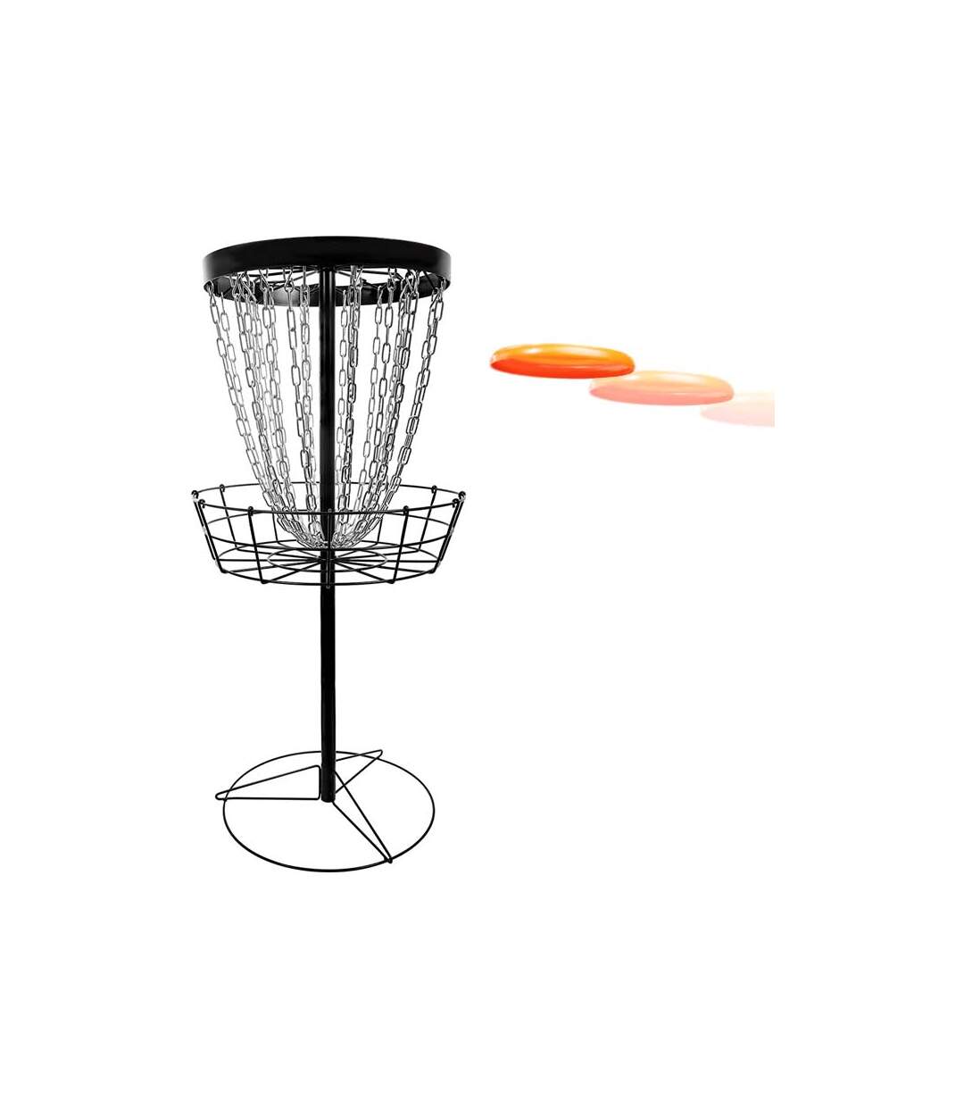 Panier métallique 12 chaînes disc-golf frisbee-1