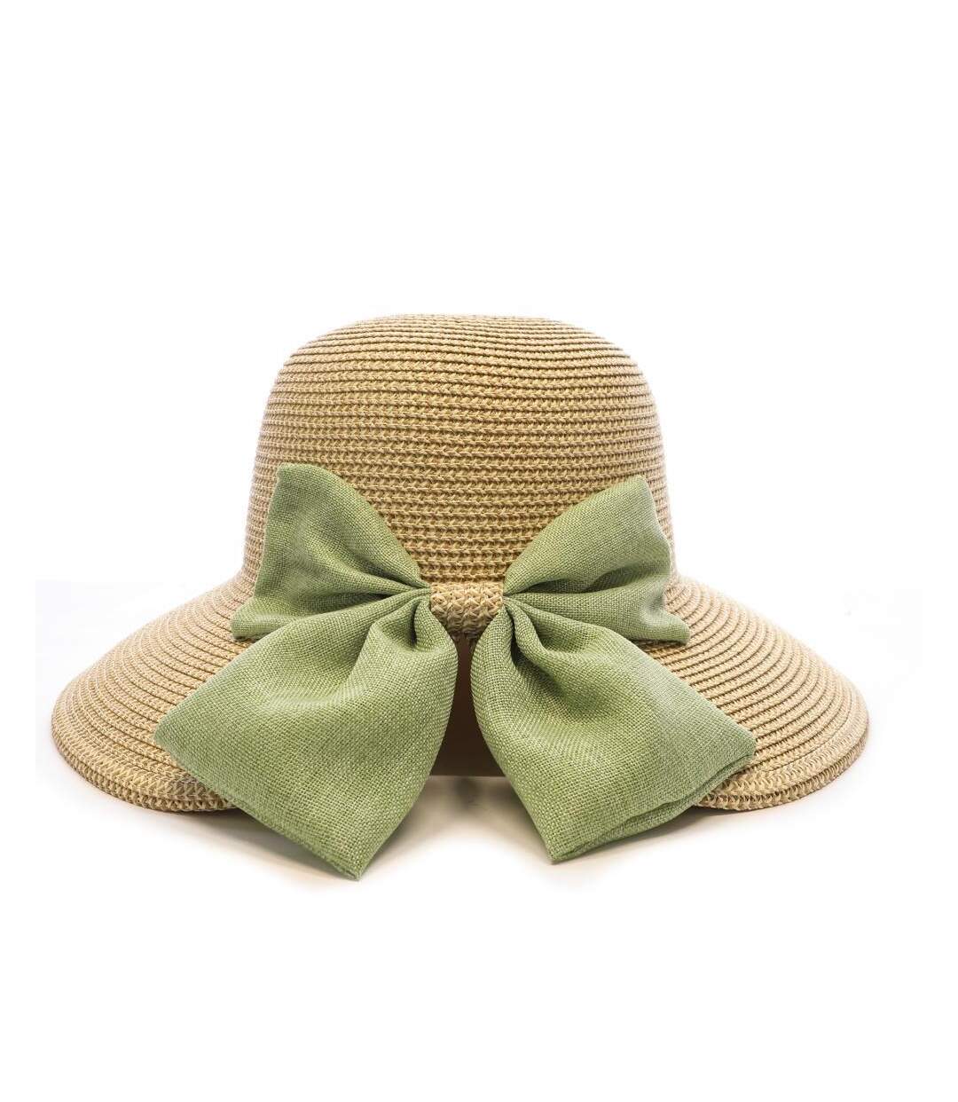 Chapeau de paille vert femme via lorenzo bohème-2
