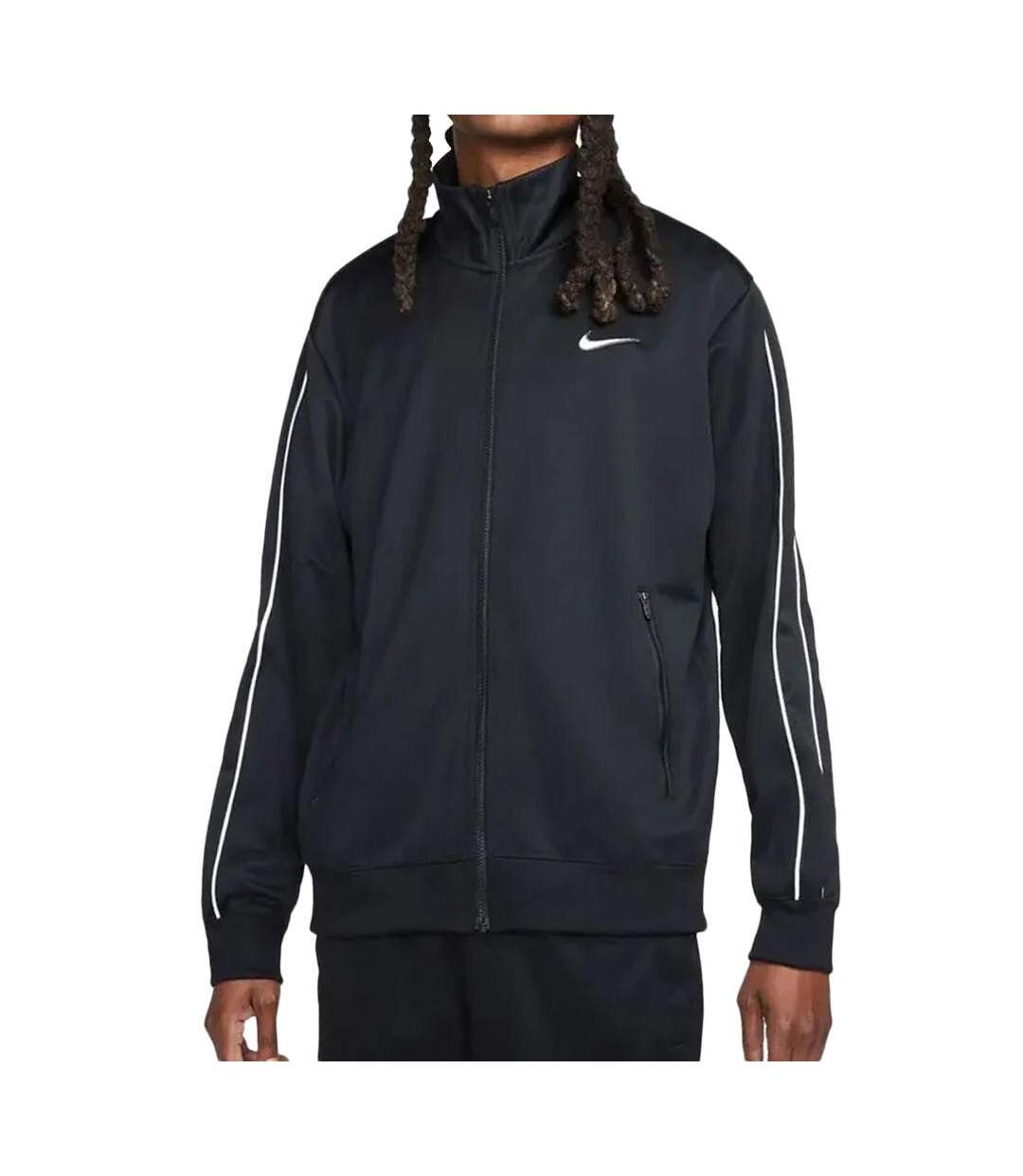 Veste Zippé Noir Homme Nike Tracktop - M-1