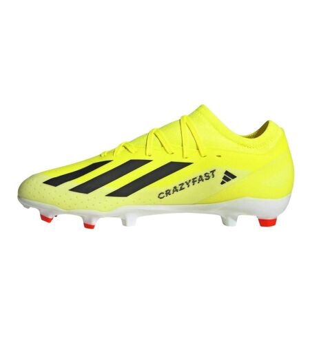Mens X Crazyfast League Firm Ground Football Boots Yellow Adidas