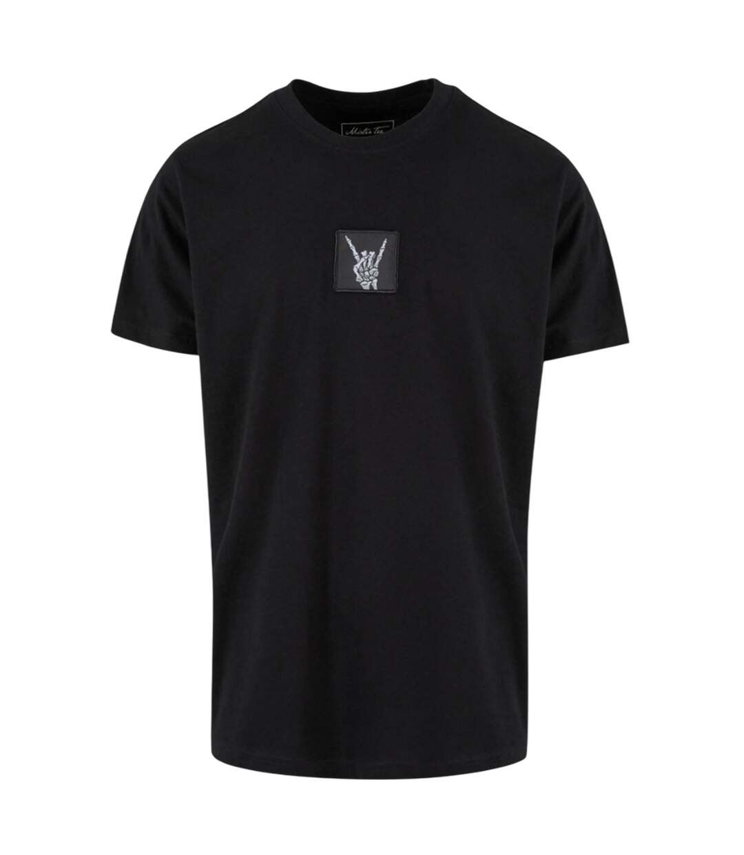 T-shirt Skelett Patch Homme Noir Mister Tee-2