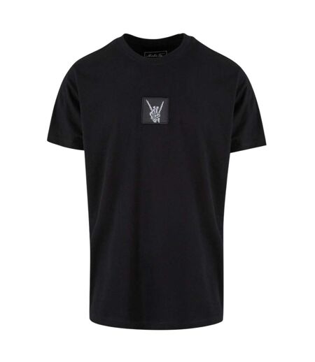 T-shirt Skelett Patch Homme Noir Mister Tee