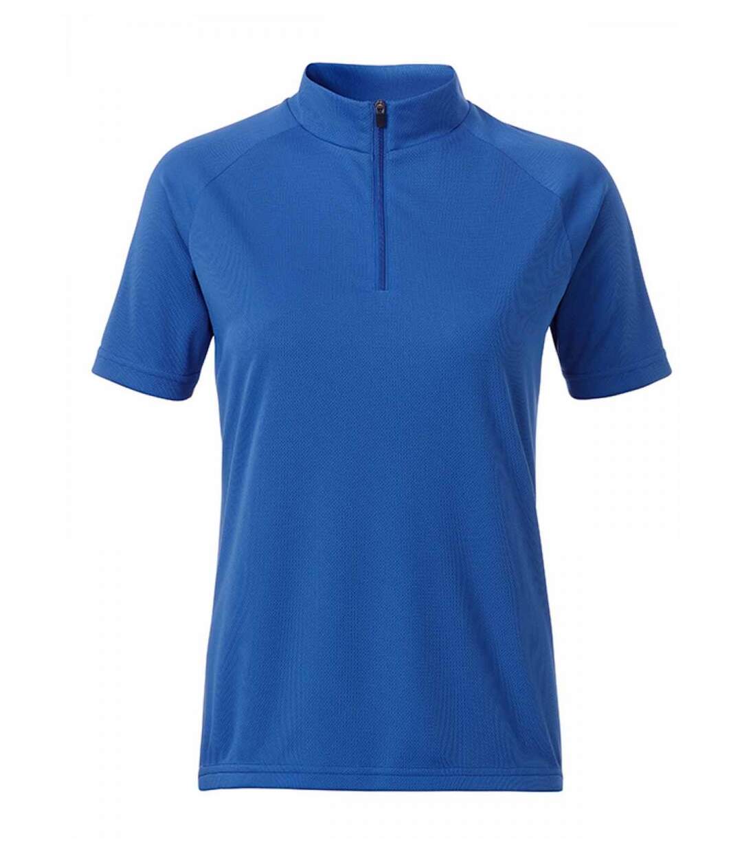 maillot cycliste zippé - FEMME - JN511 - bleu roi-1