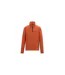 Mens Thompson Marl Half Zip Fleece Jacket Rusty Orange Regatta-1