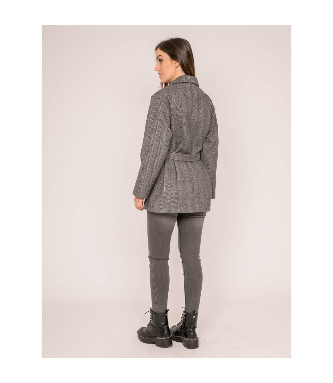Manteau pardessus ceinturé ULRICK - Dona X Lisa-2
