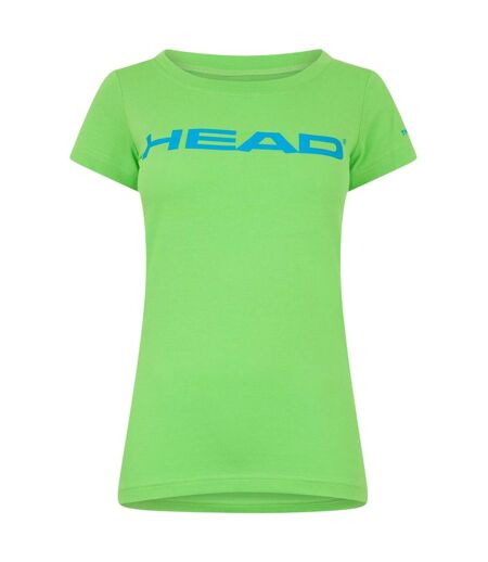 Womens/ladies Big Logo T-shirt Green Head