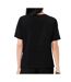 T-Shirt noir femme lacoste relaxed-2