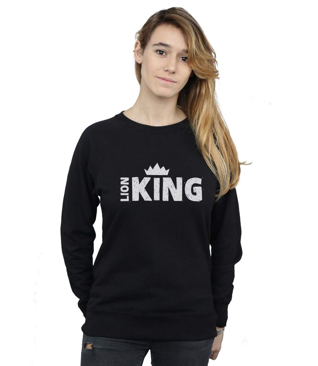 Disney Sweatshirt à couronnes Le Roi Lion Movie Womens/Ladies (Noir) - UTBI22231-2