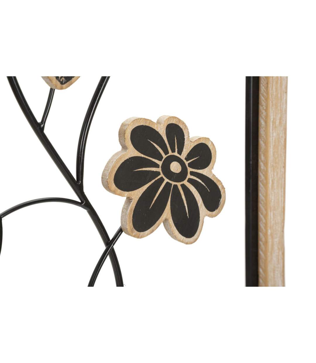 Décoration Murale Encadrée Girish 60cm Naturel & Noir-3