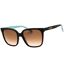 Lunettes De Soleil Motif/style Carré Femme Taille Unique Marron Love Moschino-1
