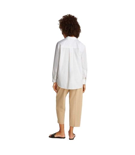 Chemise Manches Longues Femme Blanc Tommy Hilfiger