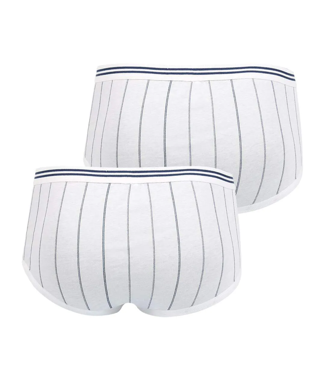 Lot de 2 slips taille haute ouvert Coton mercerisé Eminence-1