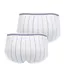 Lot de 2 slips taille haute ouvert Coton mercerisé Eminence-1
