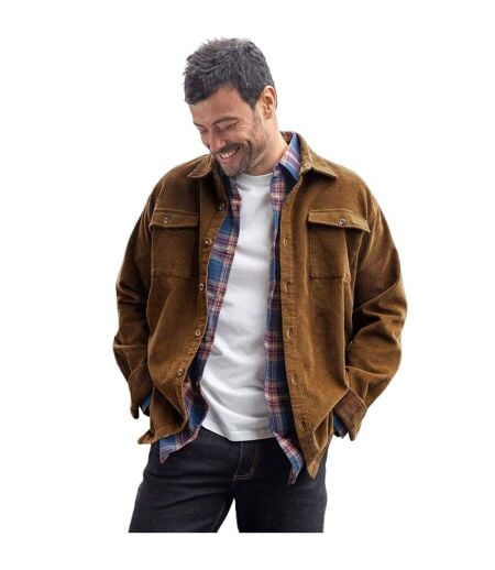 Surchemise homme brun-beige Atlas For Men