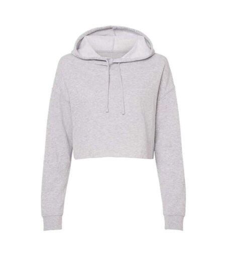 Sweat À Capuche Femme Gris Miso