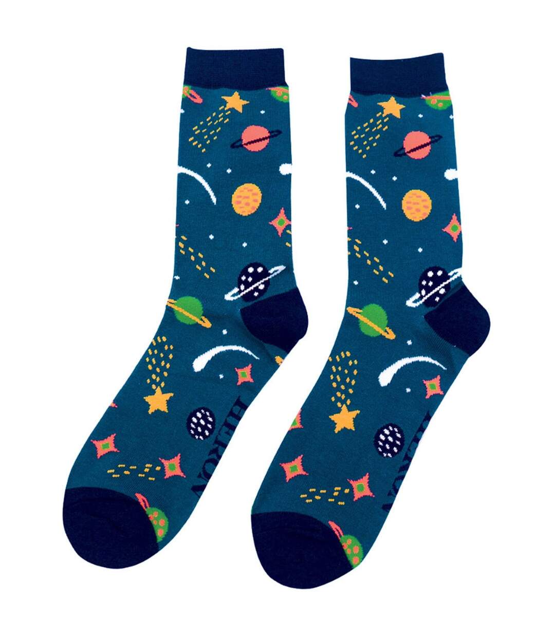 1 Pack Mens Space Enthusiast Bamboo Socks-4