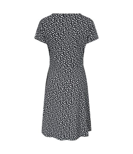 Womens/ladies orchid floral dress black Mountain Warehouse